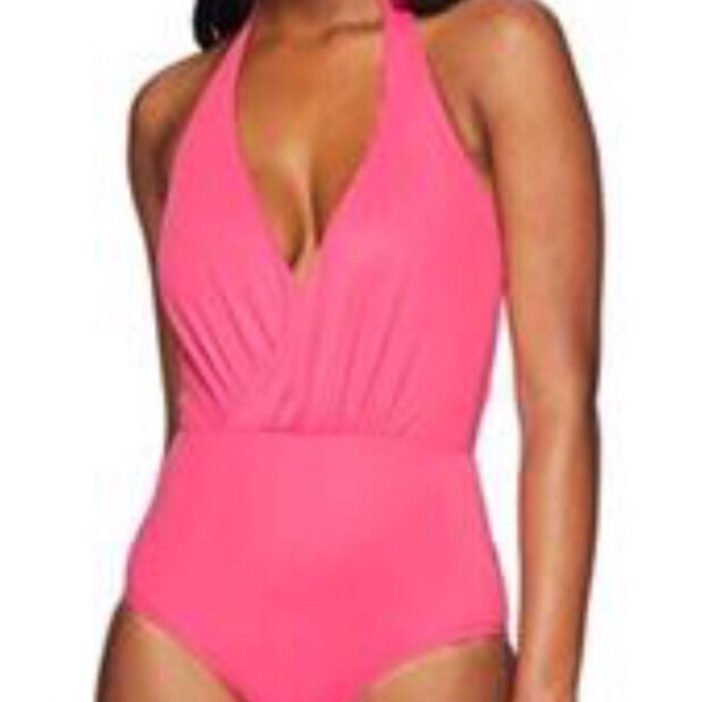 COASTAL BLUE Pink One-piece Swimsuit